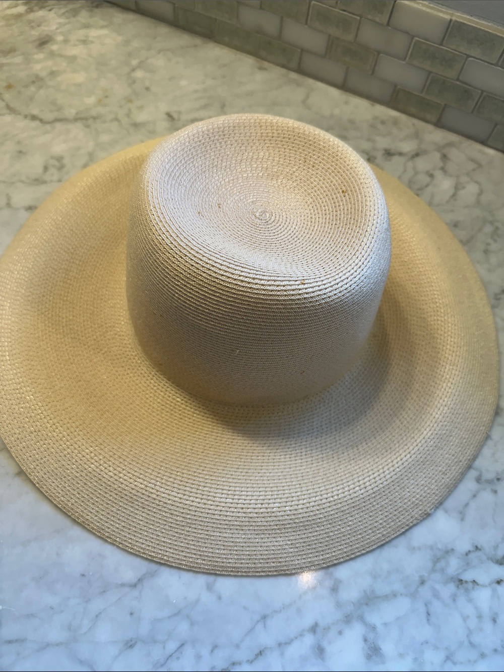 Ladies Neutral Summer Hat Vintage Young Towners